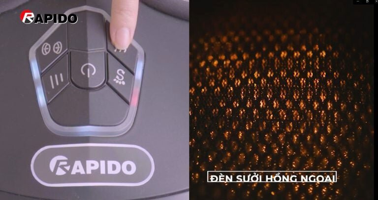 Máy massage chân Rapido  