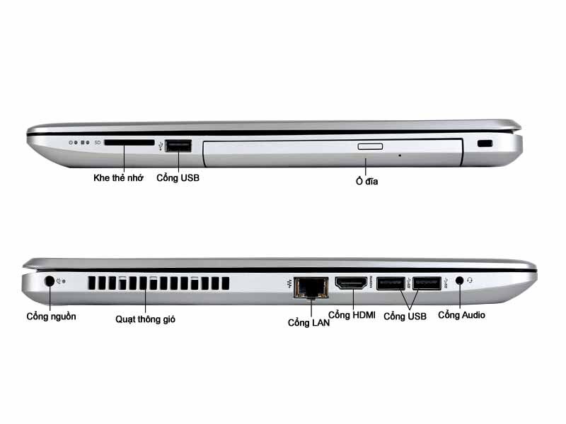 Laptop HP 15-da0051TU 4ME64PA Win10