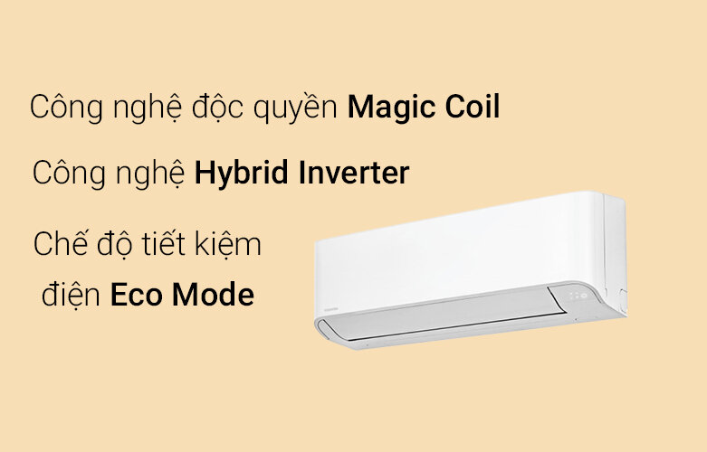 Máy lạnh Toshiba Inverter 1.5 HP RAS-H13C3KCVG-V | Công nghệ hiện đại