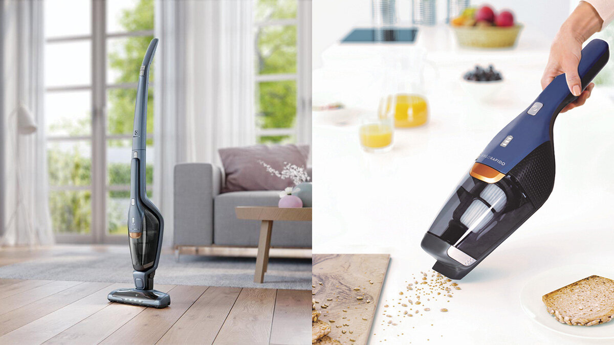 Máy hút bụi Electrolux ZB3513DB có thiết kế cầm tay nhỏ gọn 