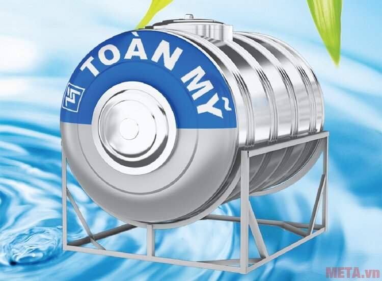 Bồn nước inox ngang Toàn Mỹ 500L (F745)