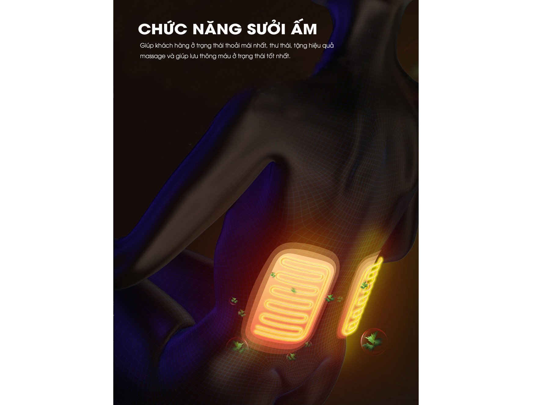 Chức năng sưởi ấm phù hợp với mùa đông