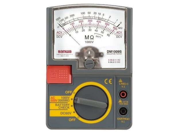 Đồng hồ đo điện trở cách điện Sanwa DM1009S