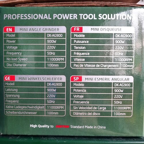 Máy Mài Góc Điện Dekton DK-AG900