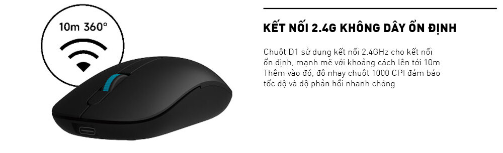 Chuột không dây AKKO MonsGeek D1 (Wireless 2.4Ghz)