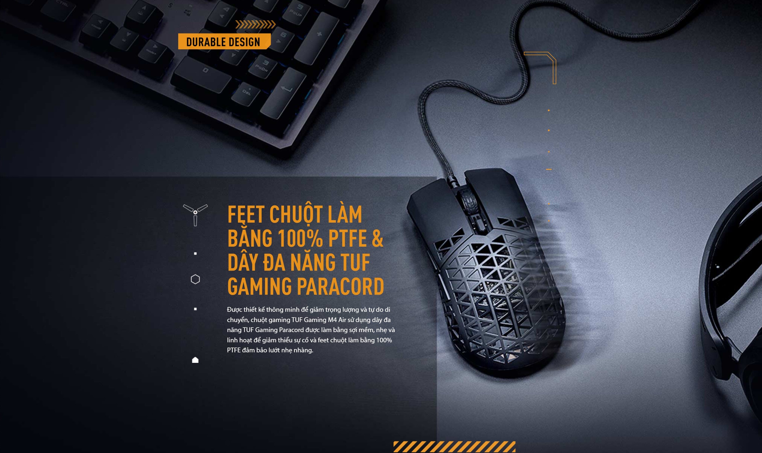 Chuột game Asus TUF M4 Air (USB)