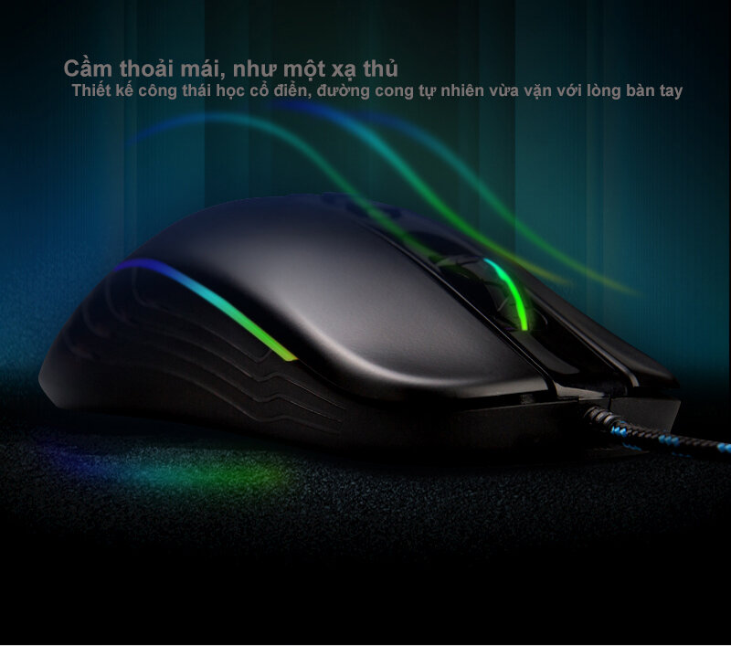 Chuột Newmen GX6 Pro Chameleon RGB (USB) 2