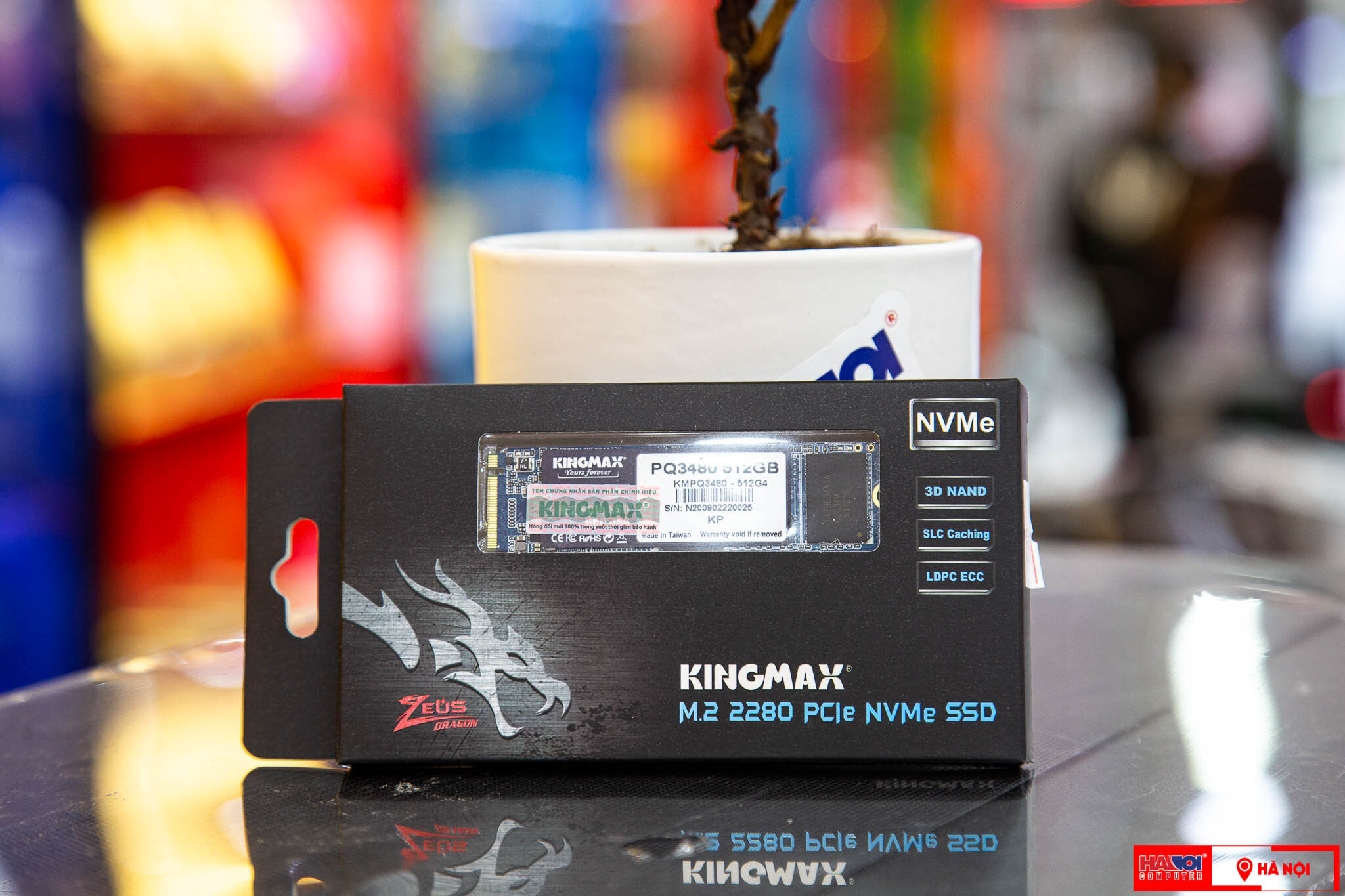 Ổ cứng SSD Kingmax Zeus PQ3480 512GB M.2 2280 PCIe NVMe Gen 3x4