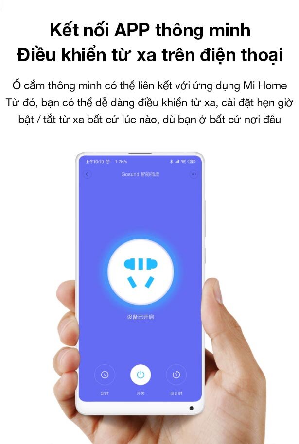 Ổ cắm thông minh Xiaomi Gosund CP1 