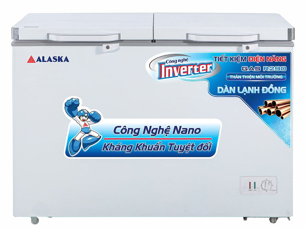 Tủ đông Alaska Inverter BCD-5568CI 372 lít  Tủ đông Alaska Inverter BCD-5568CI 372 lít