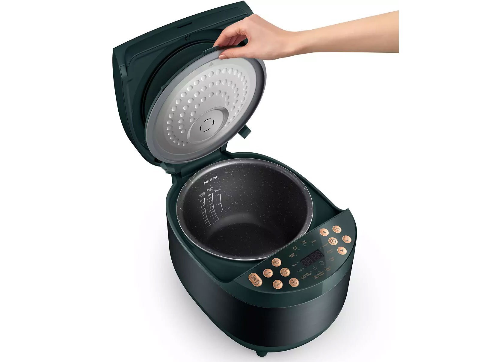 Nồi cơm điện tử Philips chống dính ở lòng nồi Nồi cơm điện tử Philips