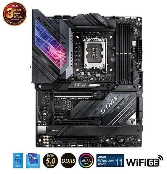 Mainboard Asus ROG STRIX Z690-E Gaming Wifi (ảnh 2)