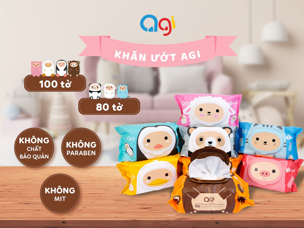 Khăn Ướt Em Bé AGI