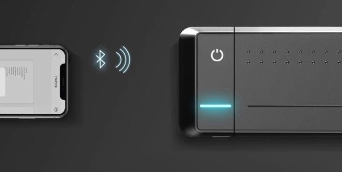 máy in di động HPRT MT800 có kết nối Bluetooth tiện lợi