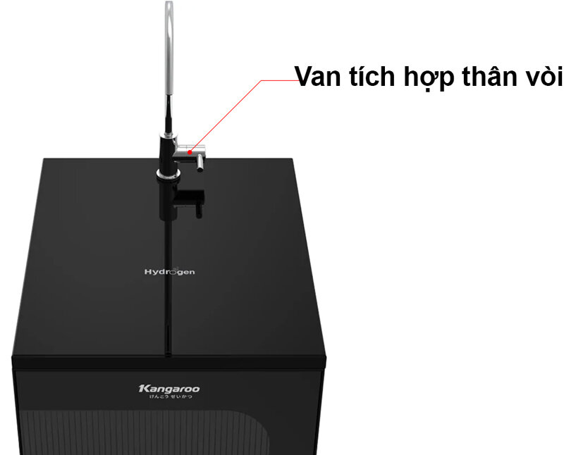 Máy lọc nước RO Kangaroo KG100CP có van tích hợp thân vòi