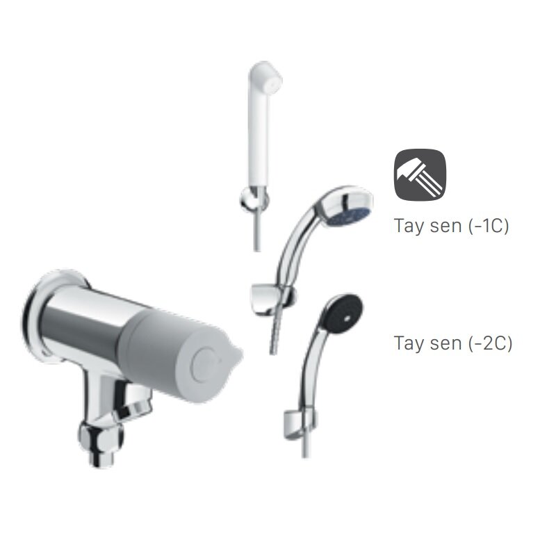 Bộ vòi sen tắm INAX BFV-10 có các tùy chọn với tay sen tắm