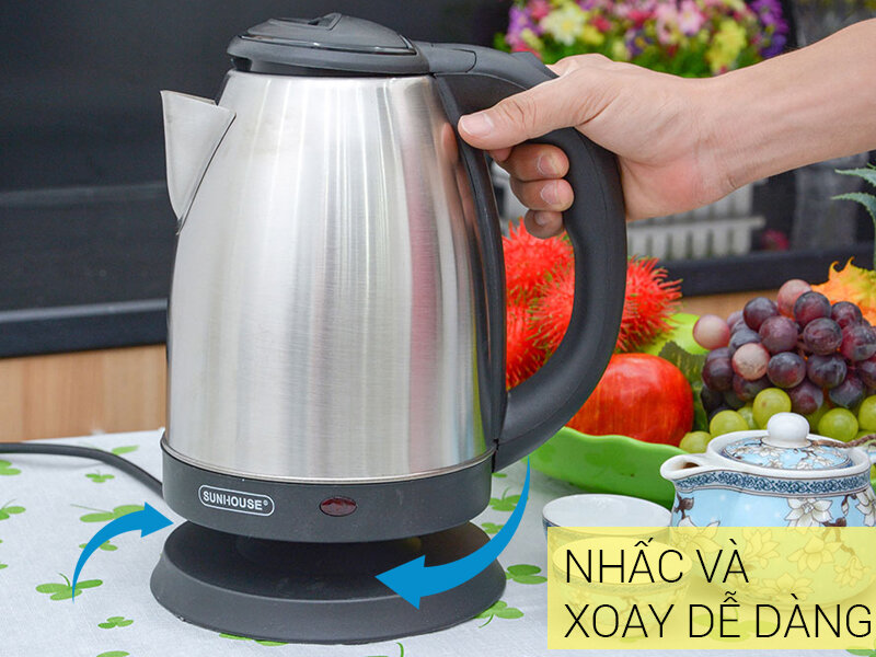 Bình siêu tốc Sunhouse SHD1182 1.8 lít Bình siêu tốc Sunhouse SHD1182 1.8 lít