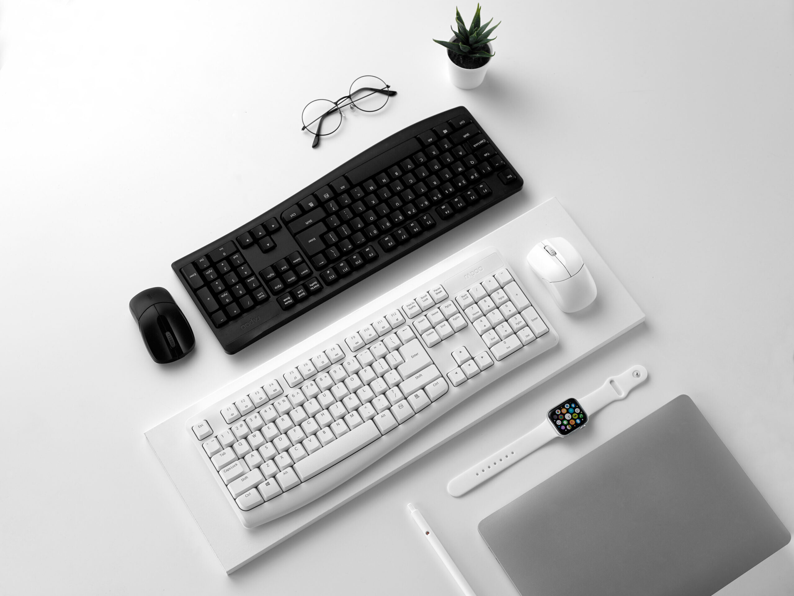 Bộ bàn phím chuột không dây Rapoo X1800 Pro Black 4