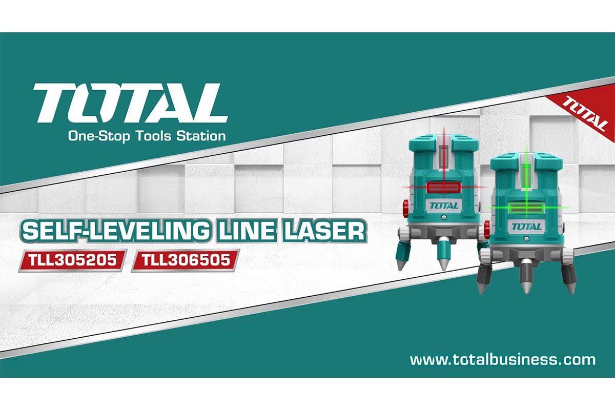 Máy cân mực lazer tia xanh 20m Total TLL305205