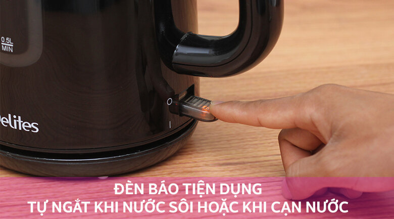 Bình siêu tốc Delites ST17P01BK 1.7 lít Bình siêu tốc Delites ST17P01BK 1.7 lít