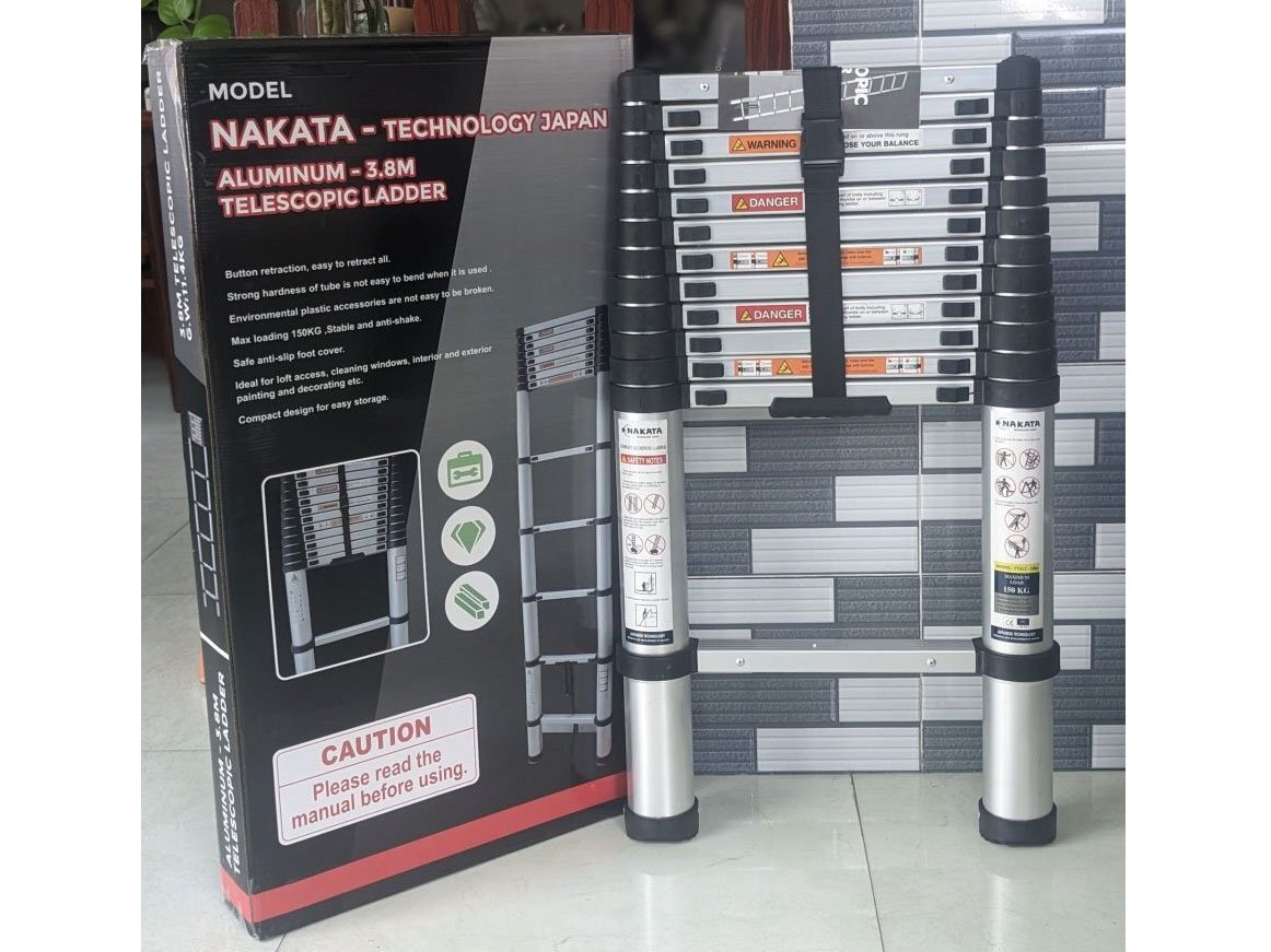 Thang nhôm rút đơn Nakata TY611