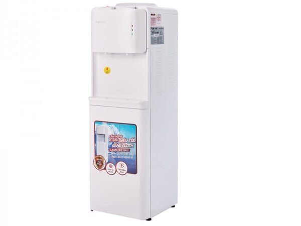 Máy nước nóng lạnh FujiHome WD531C làm lạnh bằng bằng Block (máy nén) cho hiệu suất làm lạnh, làm nóng nhanh