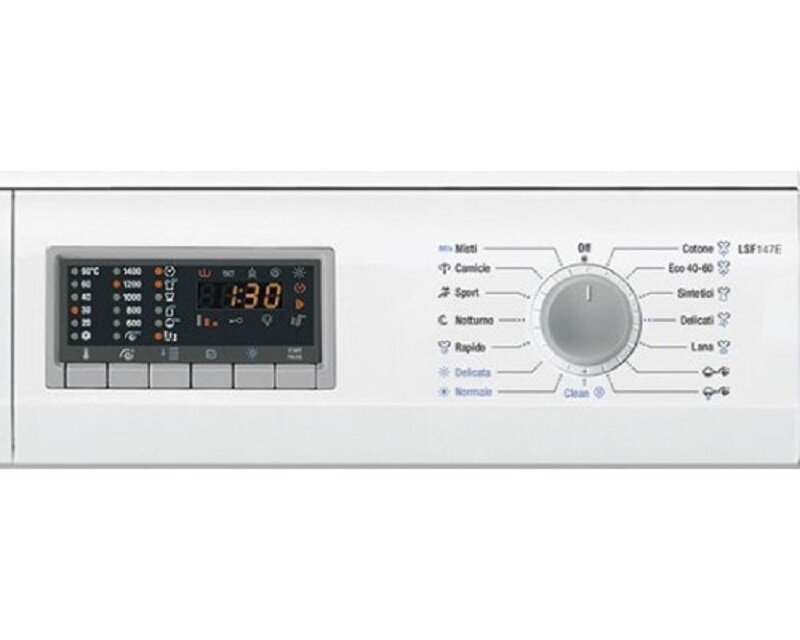 Máy giặt sấy Smeg 7kg LSF147E chương trình giặt sấy