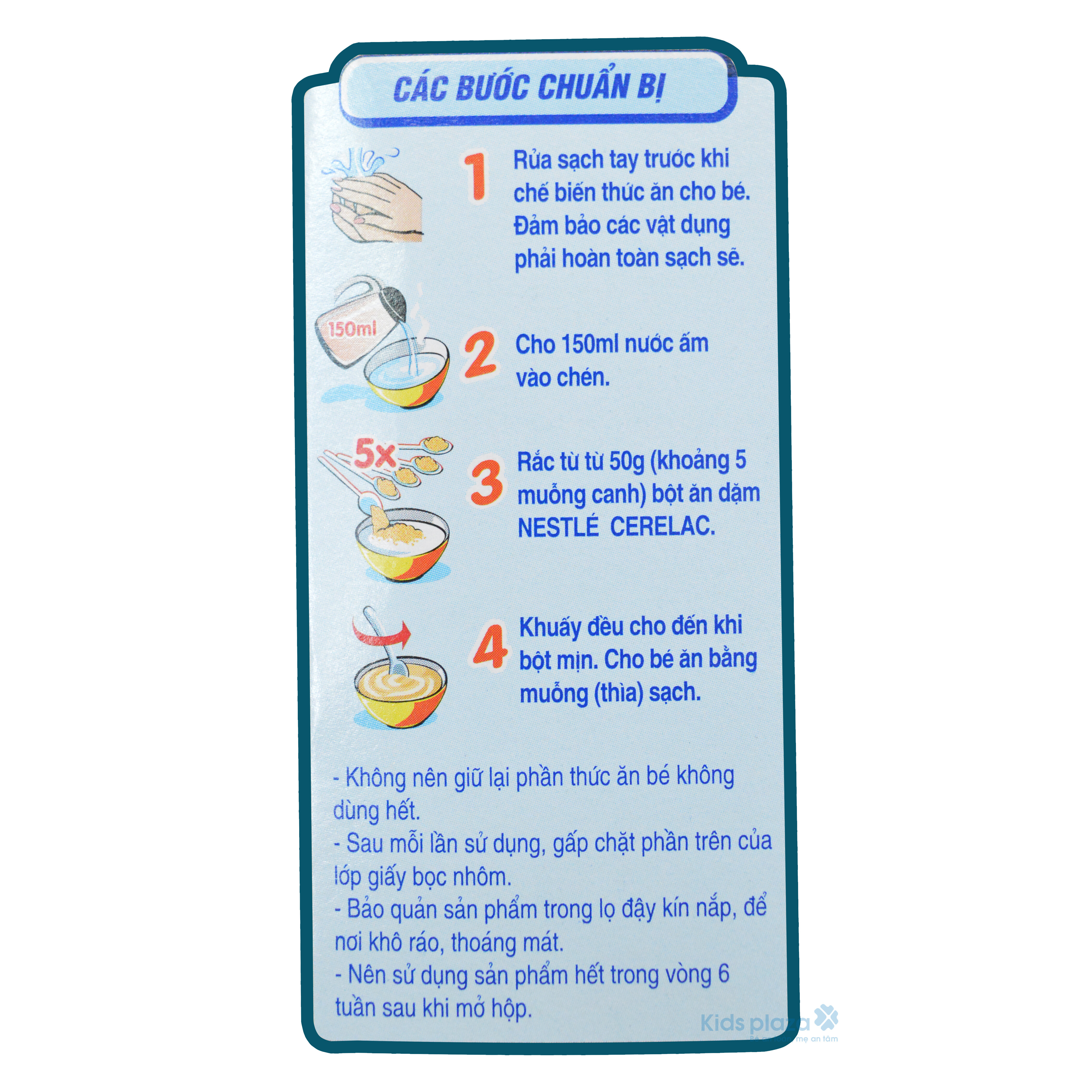  Bột ăn dặm Nestle Cerelac lúa mì sữa