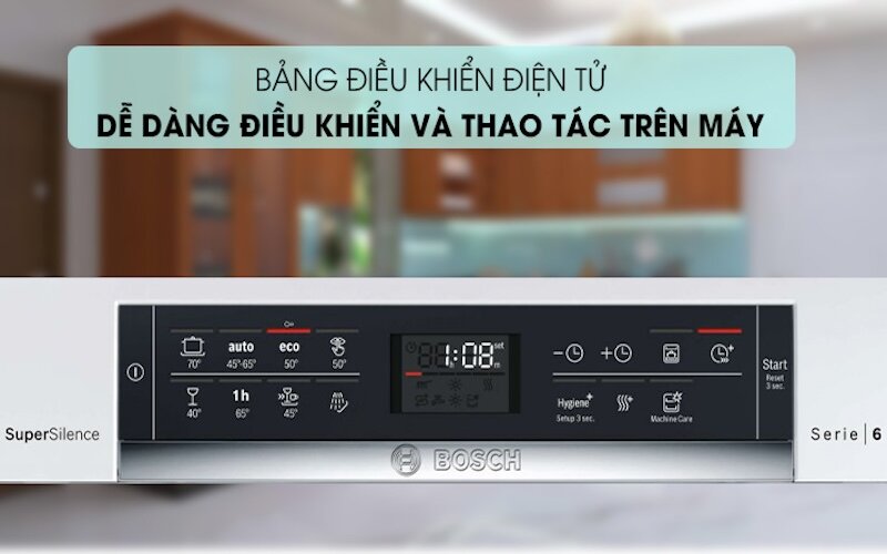 Bảng điều khiển cảm ứng và màn hình LED báo (Ảnh: dienmayxanh).
