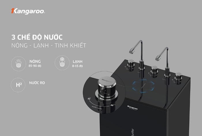 Kangaroo KG10A2I có khả năng tạo nước nóng lạnh