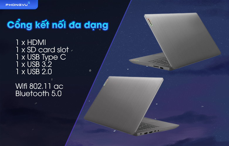 Laptop Lenovo IdeaPad 3 - 14ABA7 - 82RM003UVN  | Kết nối