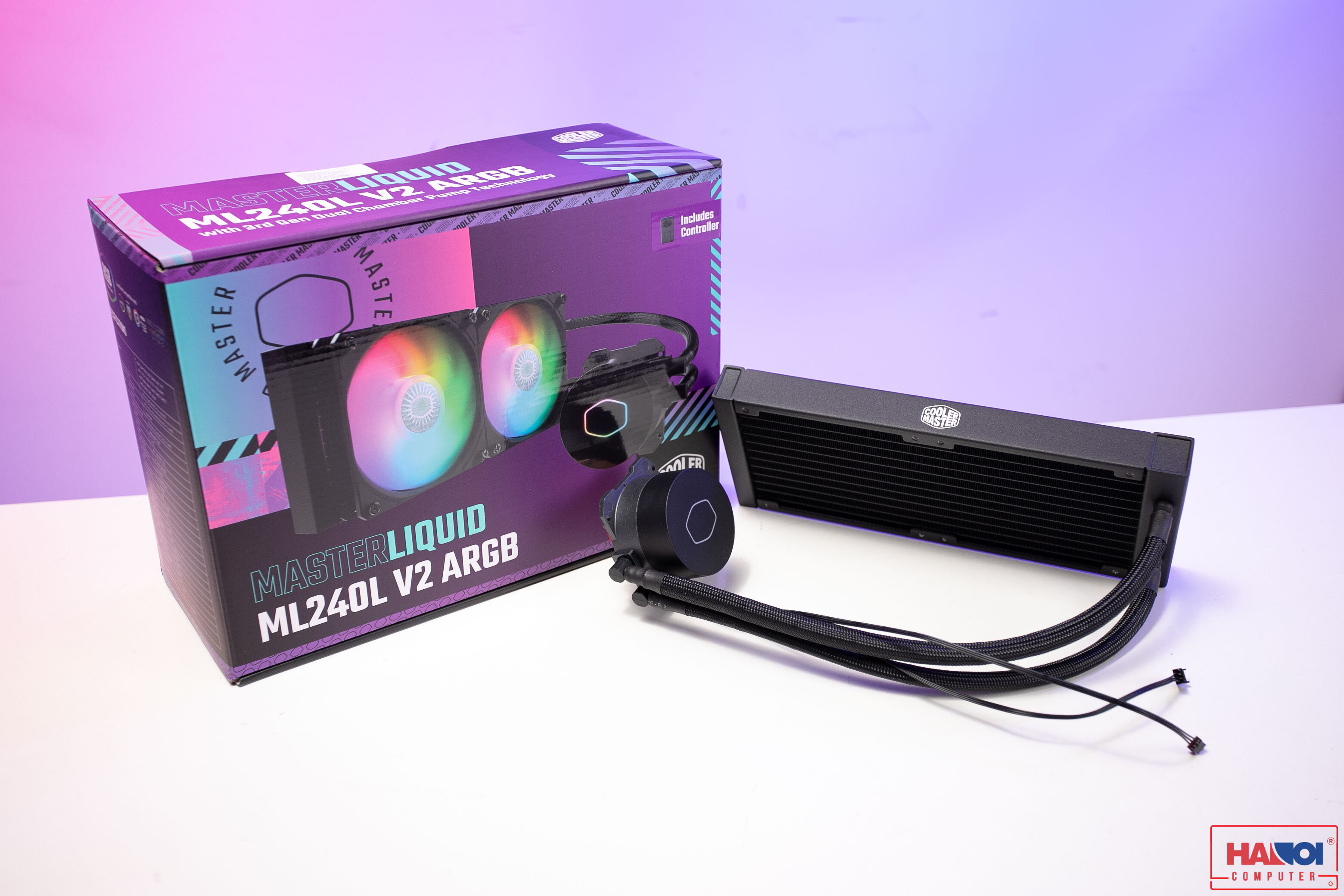 Tản nhiệt nước CPU Cooler Master MasterLiQuid ML240L ARGB V2 