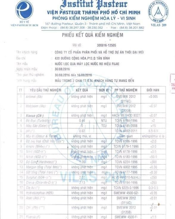 Máy lọc nước tinh khiết RO thông minh FujiE RO-06 (6 cấp lọc)