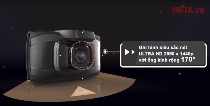 Camera hành trình VietMap Papago 51G (ghi hình với tên đường di chuyển)