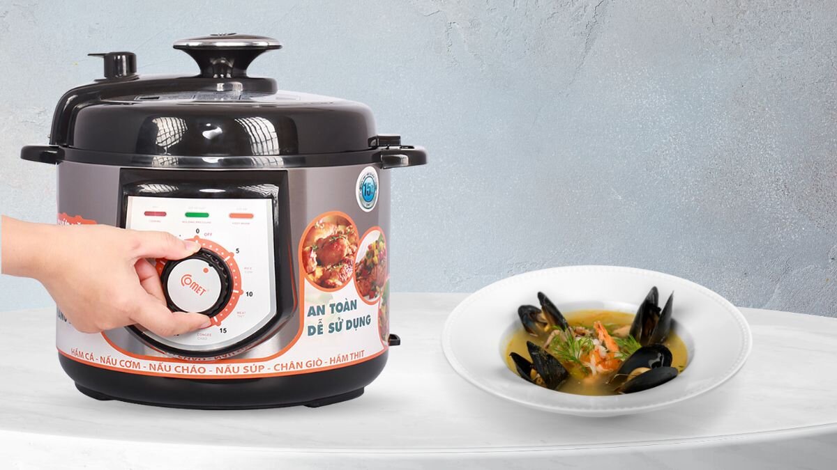  Comet CM6150 5 lít có 6 chế độ nấu tiện lợi