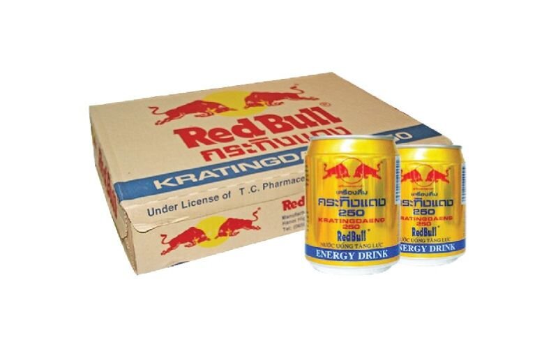 Nước uống tăng lực Redbull thùng 24 lon x 250ml