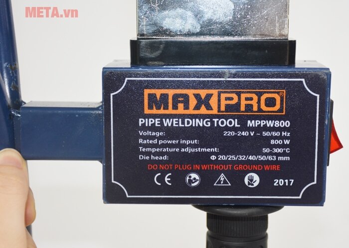 Máy hàn nhiệt ống nước Maxpro MPPW800
