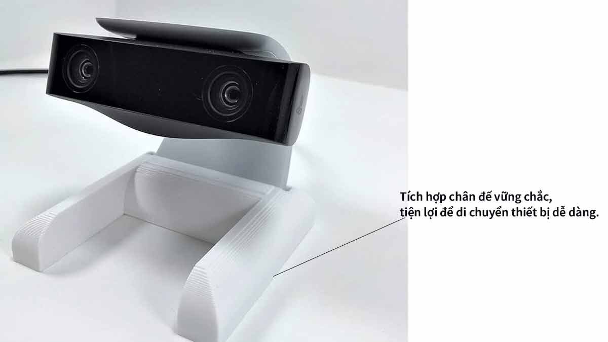 Sản phẩm được tích hợp chân đế chắc chắn, giúp bạn di chuyển dễ dàng hơn