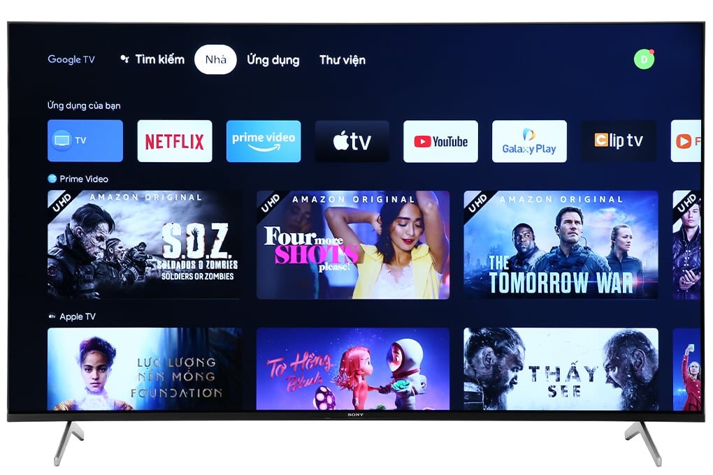 Tivi Sony 65X85J có hệ điều hành Android 10 thân thiện