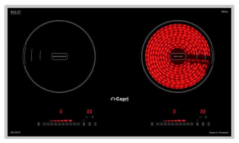 Bếp từ hồng ngoại âm 2 vùng nấu Capri CR-787HI