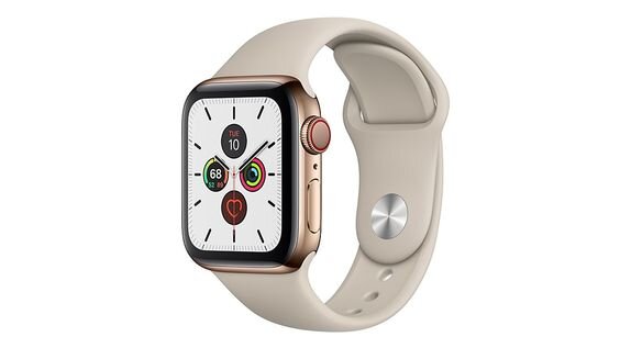 Apple Watch Series 5 Cellular 40mm viền thép dây cao su