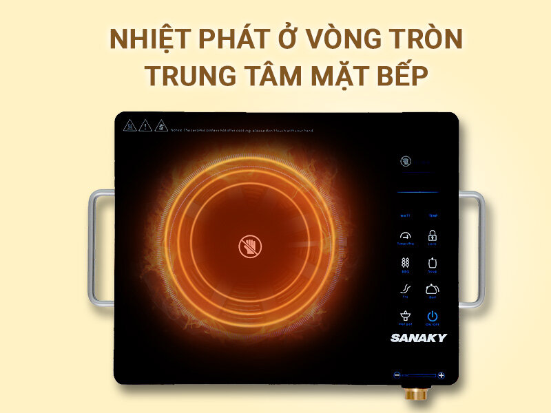 Bếp hồng ngoại Sanaky AT - 2524HGN Bếp hồng ngoại Sanaky AT - 2524HGN