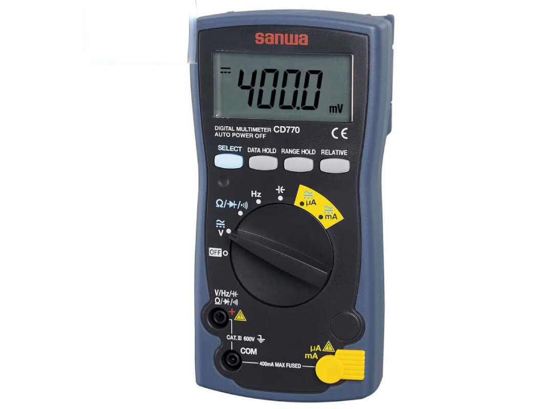 Đồng hồ vạn năng chỉ thị số Sanwa CD770  Đồng hồ vạn năng chỉ thị số Sanwa CD770