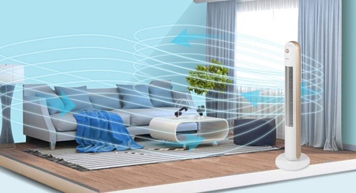 Quạt tháp FujiHome TF-13EM vận hành với công suất mạnh mẽ, cho khả năng làm mát tốt