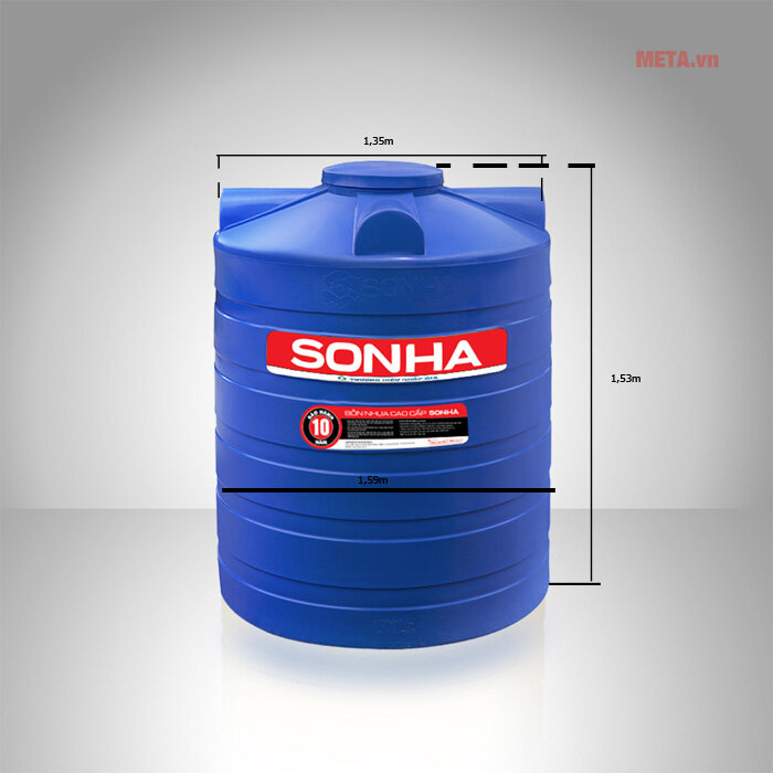 Bồn nước Sơn Hà nhựa đứng BNSH2000 - 2.000 lít