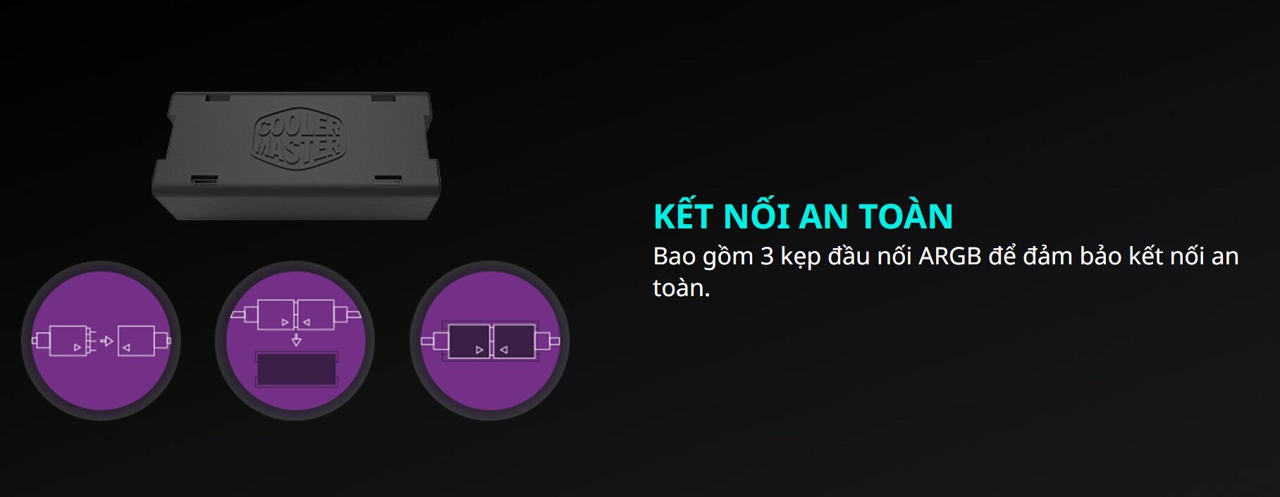 Bọc ống tản nhiệt nước Cooler Master A1 LED ARGB 10mm