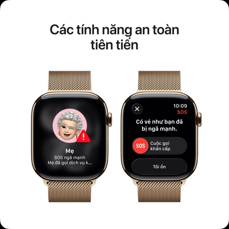 Đồng hồ thông minh Apple Watch Series 11 Titan 42mm GPS   Cellular Milanese Loop