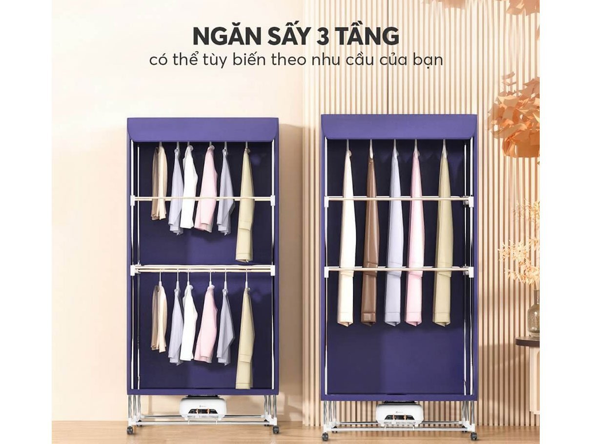Tủ sấy quần áo Elmich  
