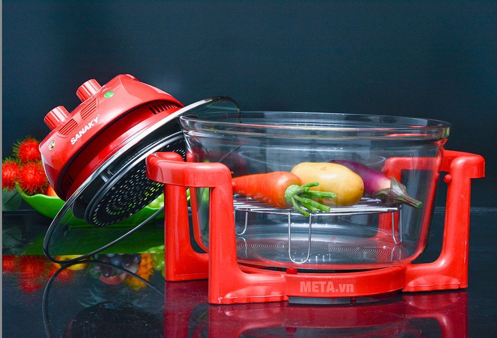 Lò nướng thủy tinh Sanaky VH 188T/D - 15 lít