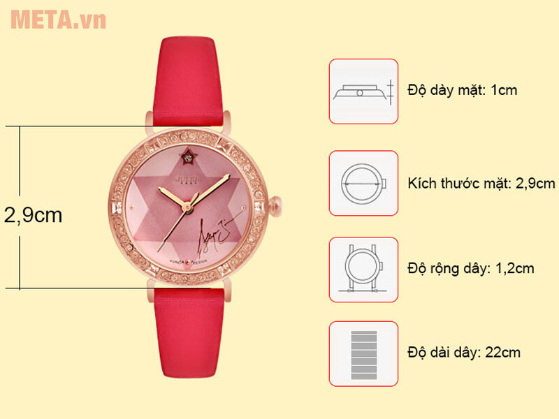 Đồng hồ nữ Julius JA-823